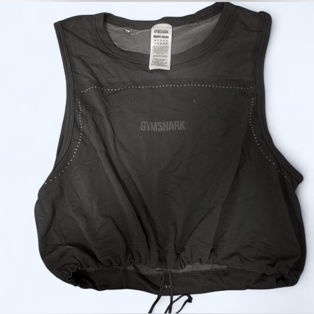 Gymshark Black Crop Top